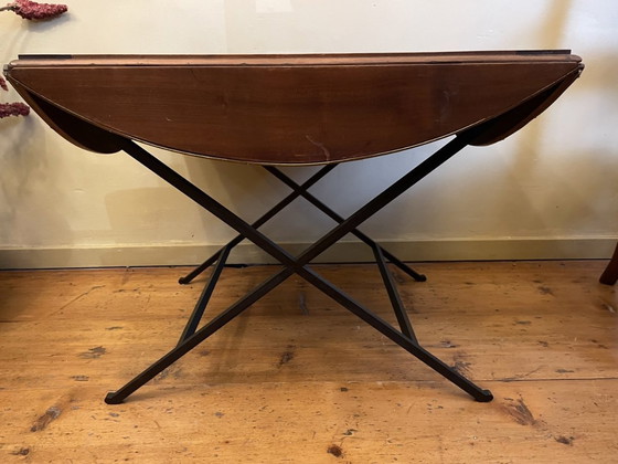 Image 1 of Vintage Dambordtafel Speeltafel Salontafel Frans