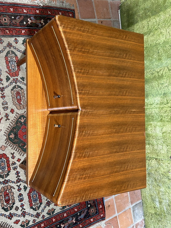 Image 1 of Mid century retro vintage teak klein kastje 1960