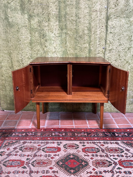 Image 1 of Mid century retro vintage teak klein kastje 1960