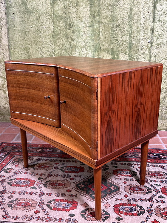 Image 1 of Mid century retro vintage teak klein kastje 1960