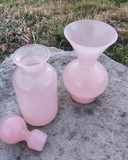 Vintage Roze Opaline Set