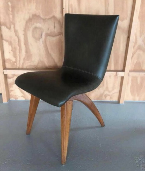 Image 1 of 6x Midcentury dining chairs C.J. Van Os Culemborg  1960s