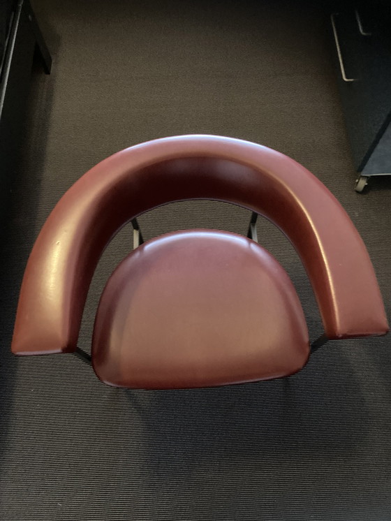 Image 1 of 2 x Meander Stoel van Rudolf Wolf, Jaren 60, Originele Bekleding