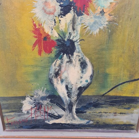 Image 1 of Bloemen Schilderij Van Francois Philippe