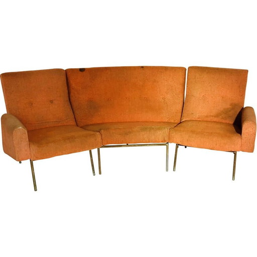 Vintage modulaire sofa model 743 van Joseph André Motte, 1960