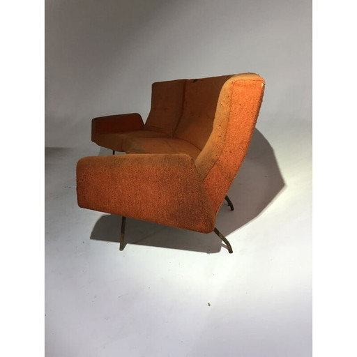 Vintage modulaire sofa model 743 van Joseph André Motte, 1960