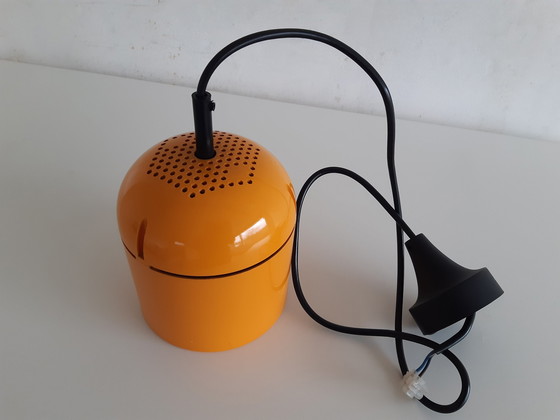 Image 1 of Staff Leuchten Oker Gele Vintage Space Age Hanglamp