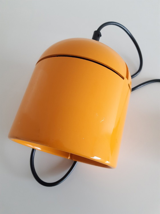 Image 1 of Staff Leuchten Oker Gele Vintage Space Age Hanglamp