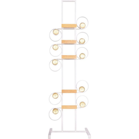 Image 1 of Decoratieve vintage kamerscherm van metaal en messing