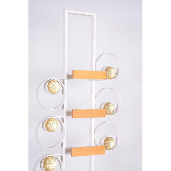 Image 1 of Decoratieve vintage kamerscherm van metaal en messing