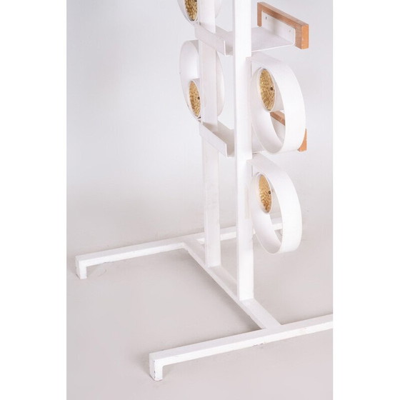 Image 1 of Decoratieve vintage kamerscherm van metaal en messing