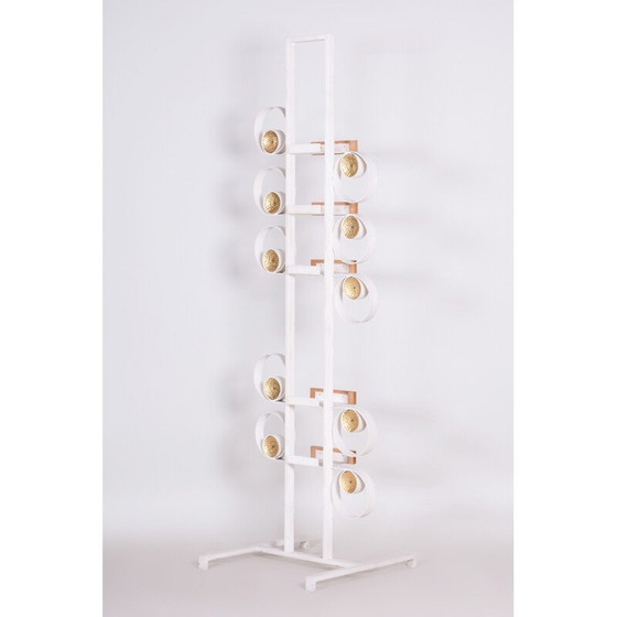 Image 1 of Decoratieve vintage kamerscherm van metaal en messing