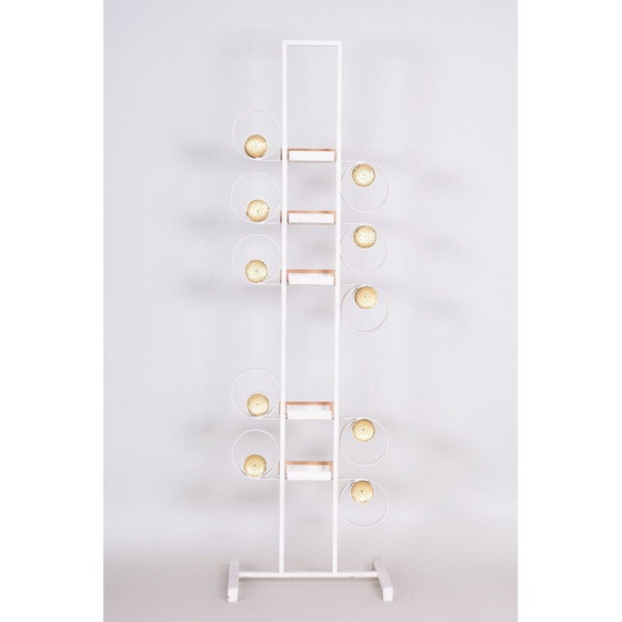 Image 1 of Decoratieve vintage kamerscherm van metaal en messing