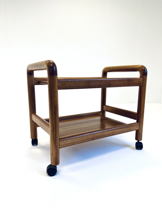 Image 1 of Deense teakhouten trolley