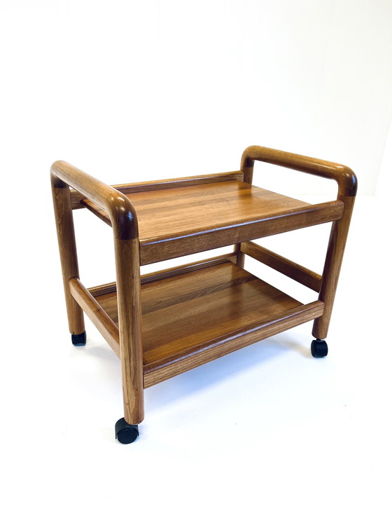 Image 1 of Deense teakhouten trolley