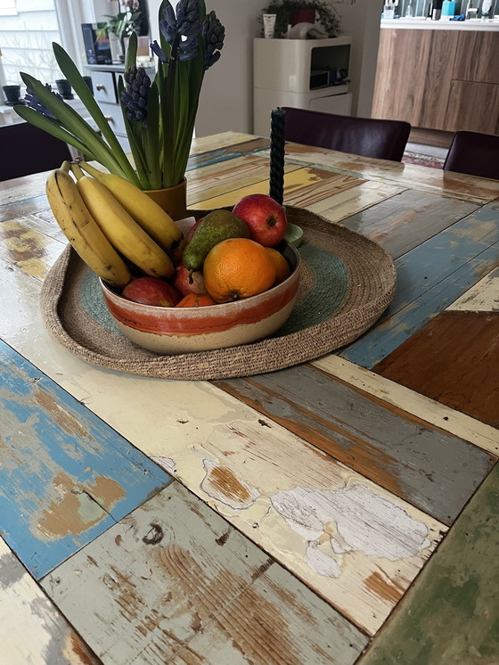 Image 1 of Eettafel Piet Hein Eek (Not Original)