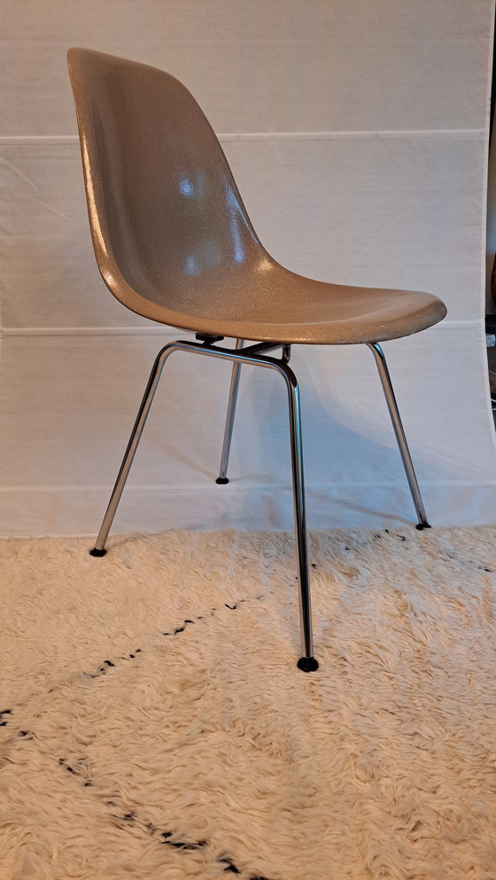 Image 1 of 4X Eames Herman Miller Dsx Fiberglass Stoelen