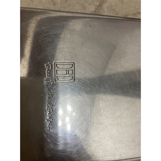 Image 1 of Dada Vintage Vuurverguld Glas en Staal Tafel