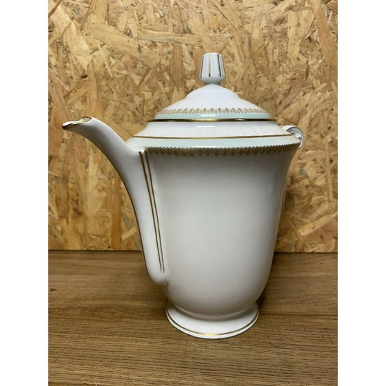 Image 1 of Vintage Art Deco porseleinen koffieset van Limoges Ch. Field Haviland
