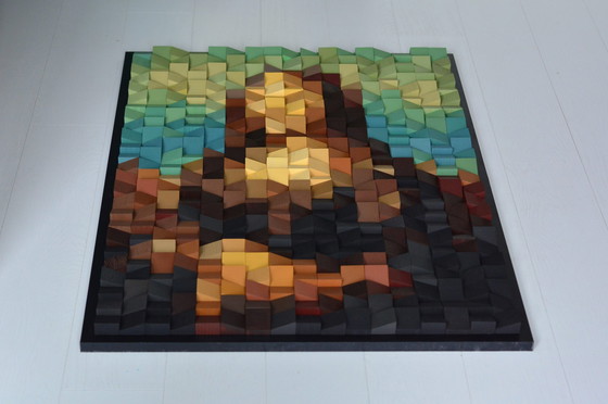 Image 1 of Nadi Art- Houten kunst "Mona Lisa