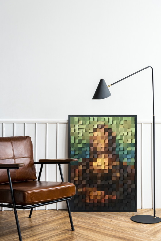 Image 1 of Nadi Art- Houten kunst "Mona Lisa