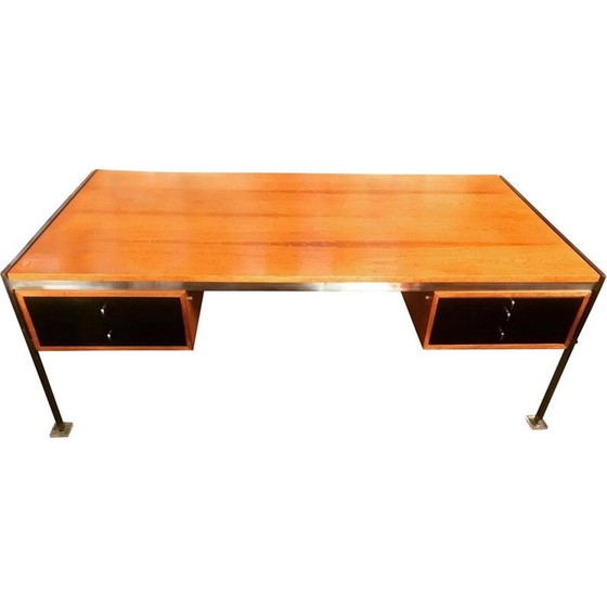 Image 1 of Vintage metalen bureau van Jorgen Kastholm en Prebendes Fabrucius voor Kill International, 1970