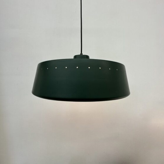 Image 1 of Groene hanglamp, Mid Century Design, 1970