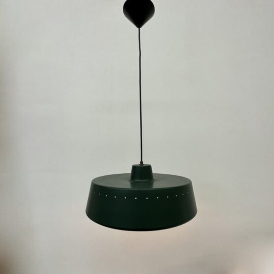 Image 1 of Groene hanglamp, Mid Century Design, 1970