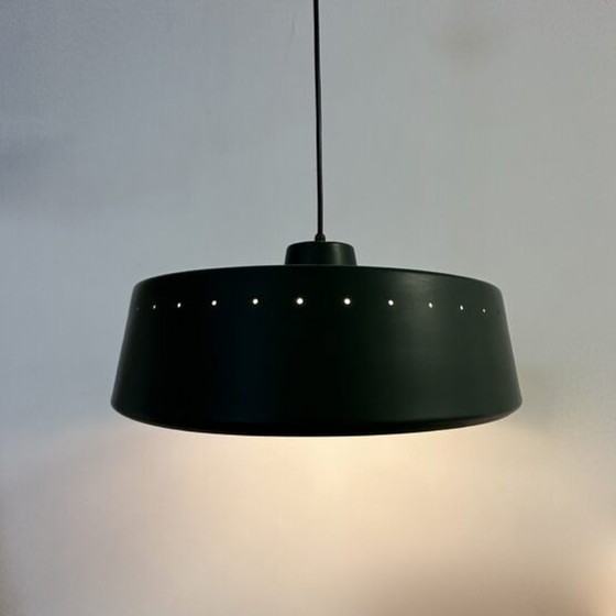 Image 1 of Groene hanglamp, Mid Century Design, 1970