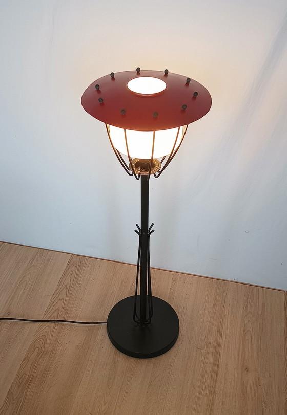 Image 1 of Vijftiger Jaren Staande Paddenstoel Lamp 