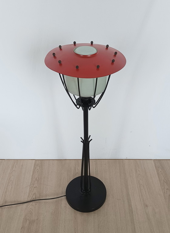 Image 1 of Vijftiger Jaren Staande Paddenstoel Lamp 