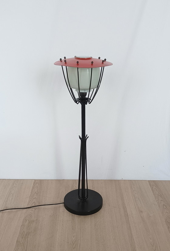 Image 1 of Vijftiger Jaren Staande Paddenstoel Lamp 