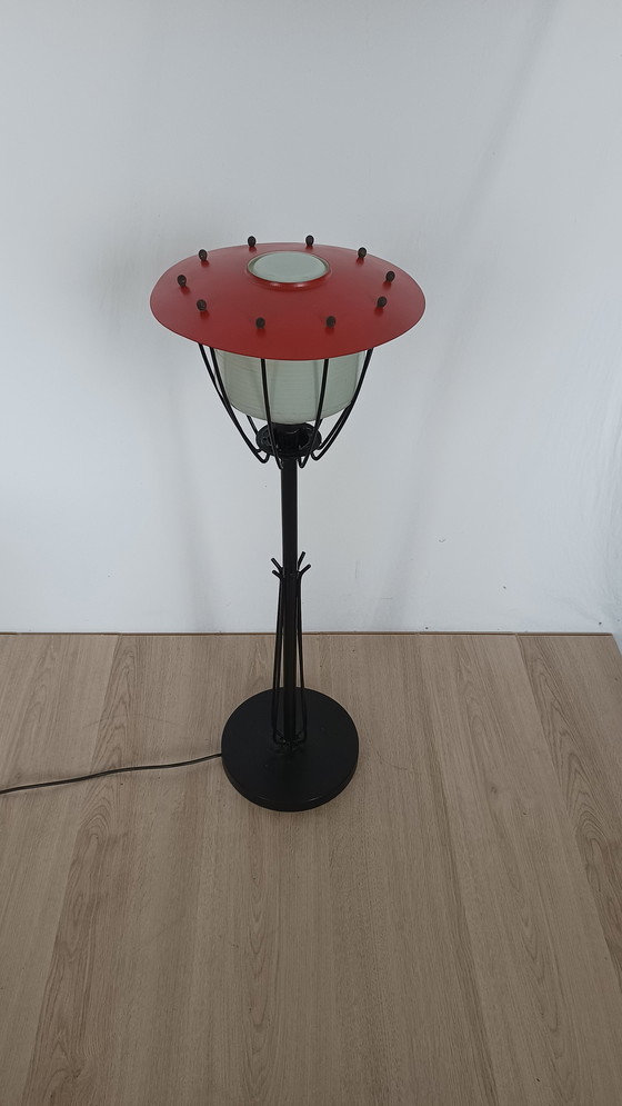 Image 1 of Vijftiger Jaren Staande Paddenstoel Lamp 