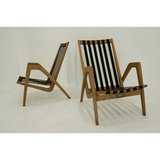 Image 1 of Paar vintage filmstoelen van Jan Vanek, 1950