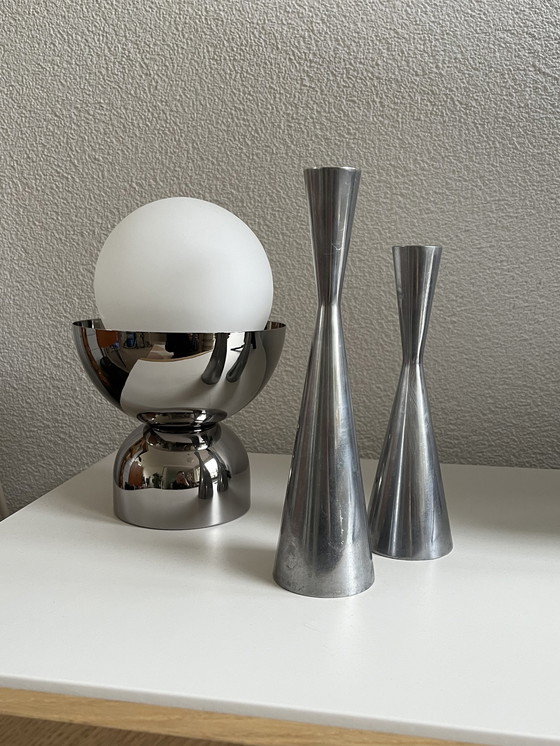 Image 1 of Set Kandelaars Götta Erika Pekkari voor Ikea vintage