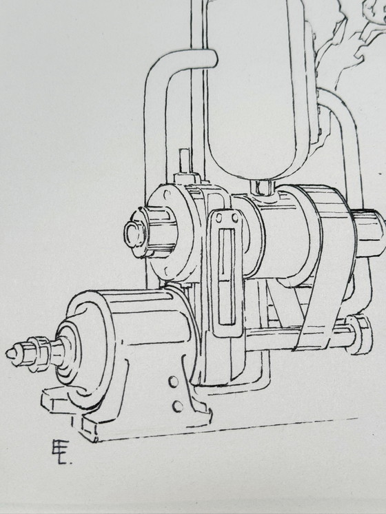 Image 1 of Industriële elegantie, 1972. - Eugène Eechaut (1928-2019)