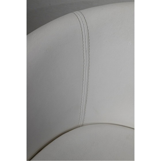 Image 1 of Paar vintage kunstleren bolstoelen van Carlo Bimbi, Italië 1970