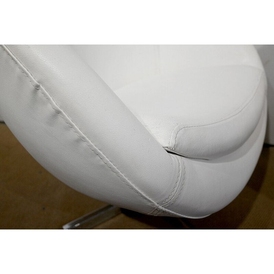 Image 1 of Paar vintage kunstleren bolstoelen van Carlo Bimbi, Italië 1970