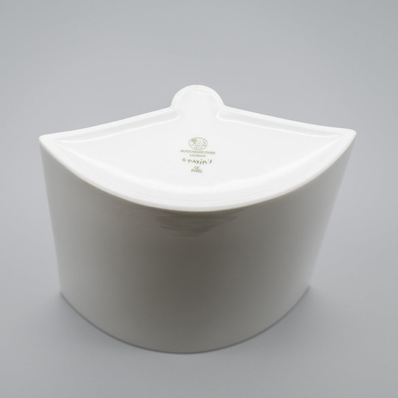 Image 1 of Hutschenreuther Maxim'S Design Vaas Duo Unieke Serie 80'S Porselein Art Deco