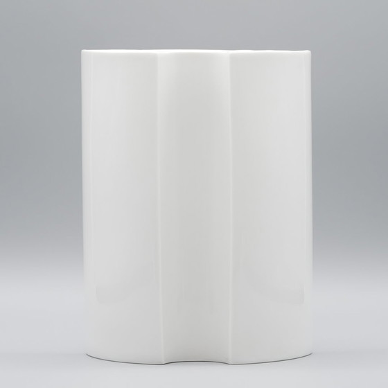 Image 1 of Hutschenreuther Maxim'S Design Vaas Duo Unieke Serie 80'S Porselein Art Deco