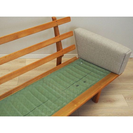 Image 1 of Vintage essenhouten bank van Hans. J. Wegner voor Getama, jaren 1960