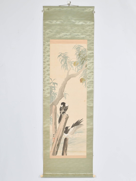 Image 1 of Japanse scroll van papier