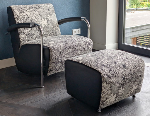 Leolux Scylla Fauteuil En Poef