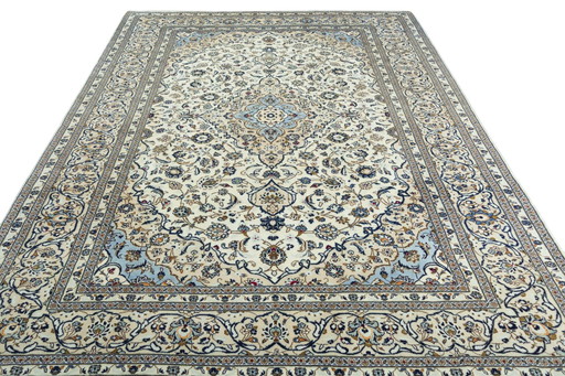 Handgeknoopt Kashan Kurk Oosters Tapijt - 350 X 251 Cm