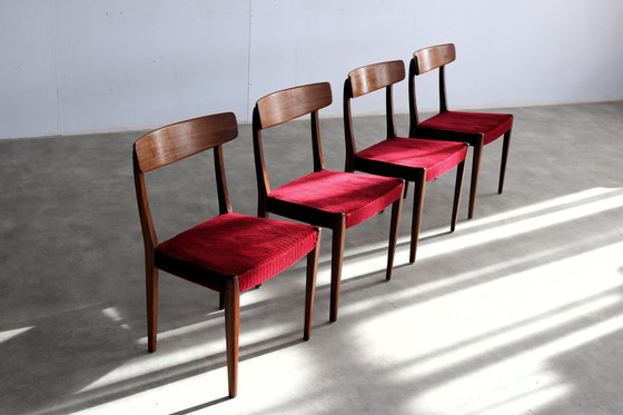 Image 1 of 4X Vintage Eetkamerstoelen Skaraborgs