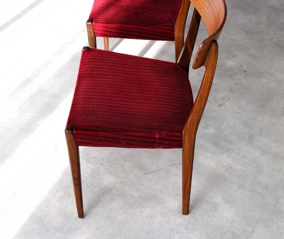 Image 1 of 4X Vintage Eetkamerstoelen Skaraborgs