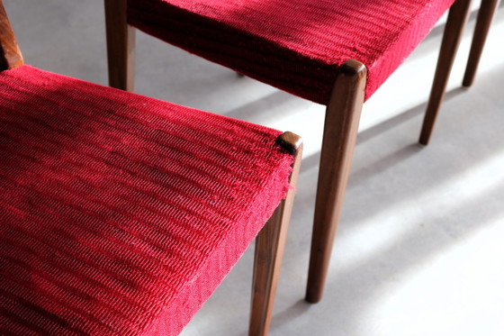 Image 1 of 4X Vintage Eetkamerstoelen Skaraborgs