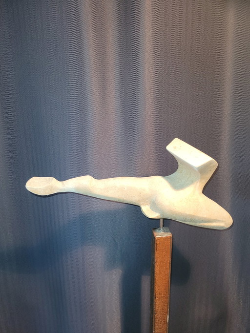 Sculpture 'Atletiek '.