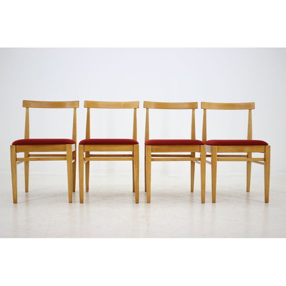 Image 1 of Vintage set van 4 eetkamerstoelen door Thon, 1970