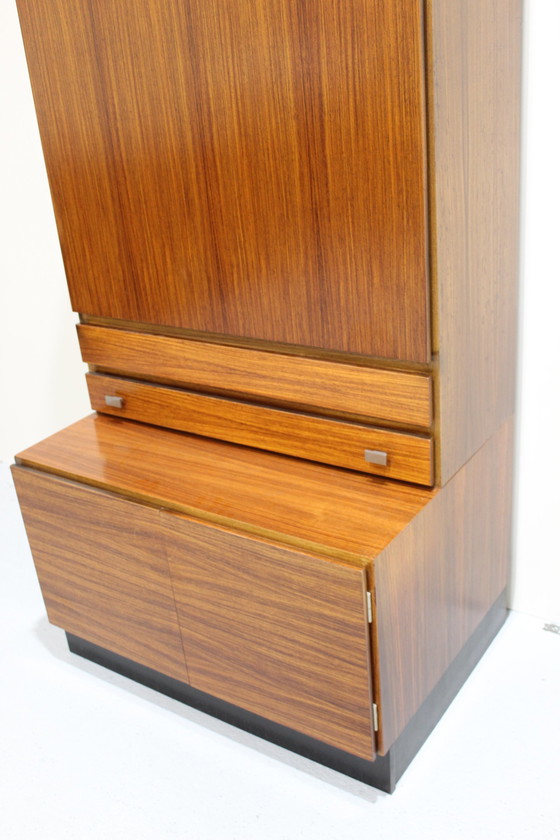 Image 1 of Vintage Boekenkast, Wandkast, Highboard - Tweedelig, Jaren '60